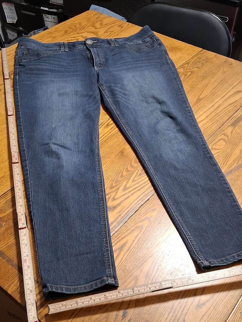 DEMOCRACY Jean Womens 16 BLUE Preowned Denim SKINNY ?? AB TECHNOLOGY Pants